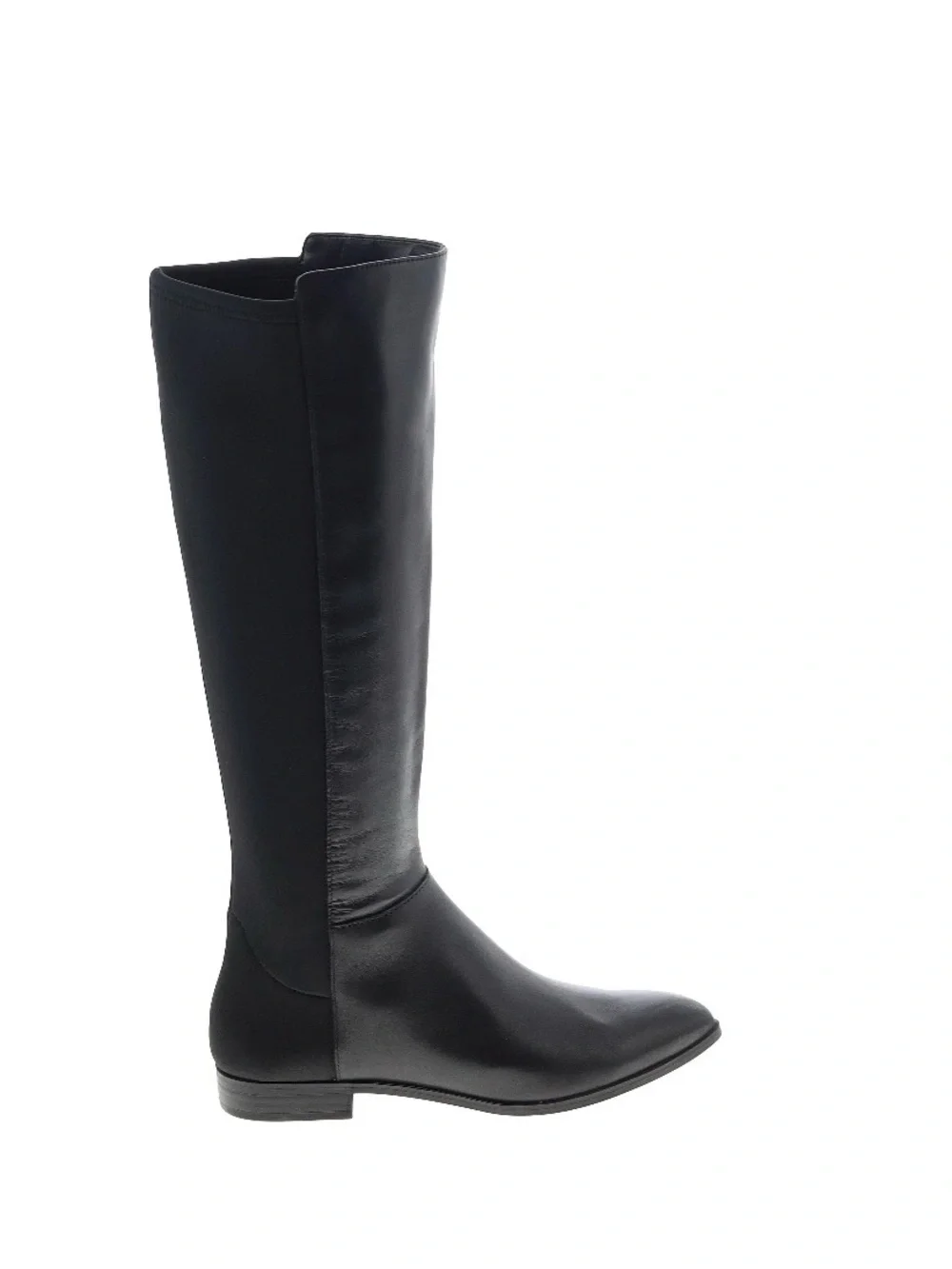 Nine West Black Knee High Smooth Leather Boots